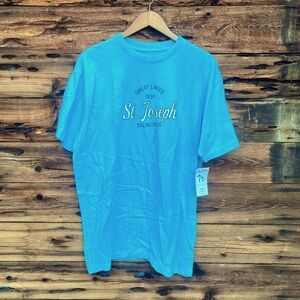 MOMENTUM | NWT St.Joseph Blue Men's T-Shirt XL